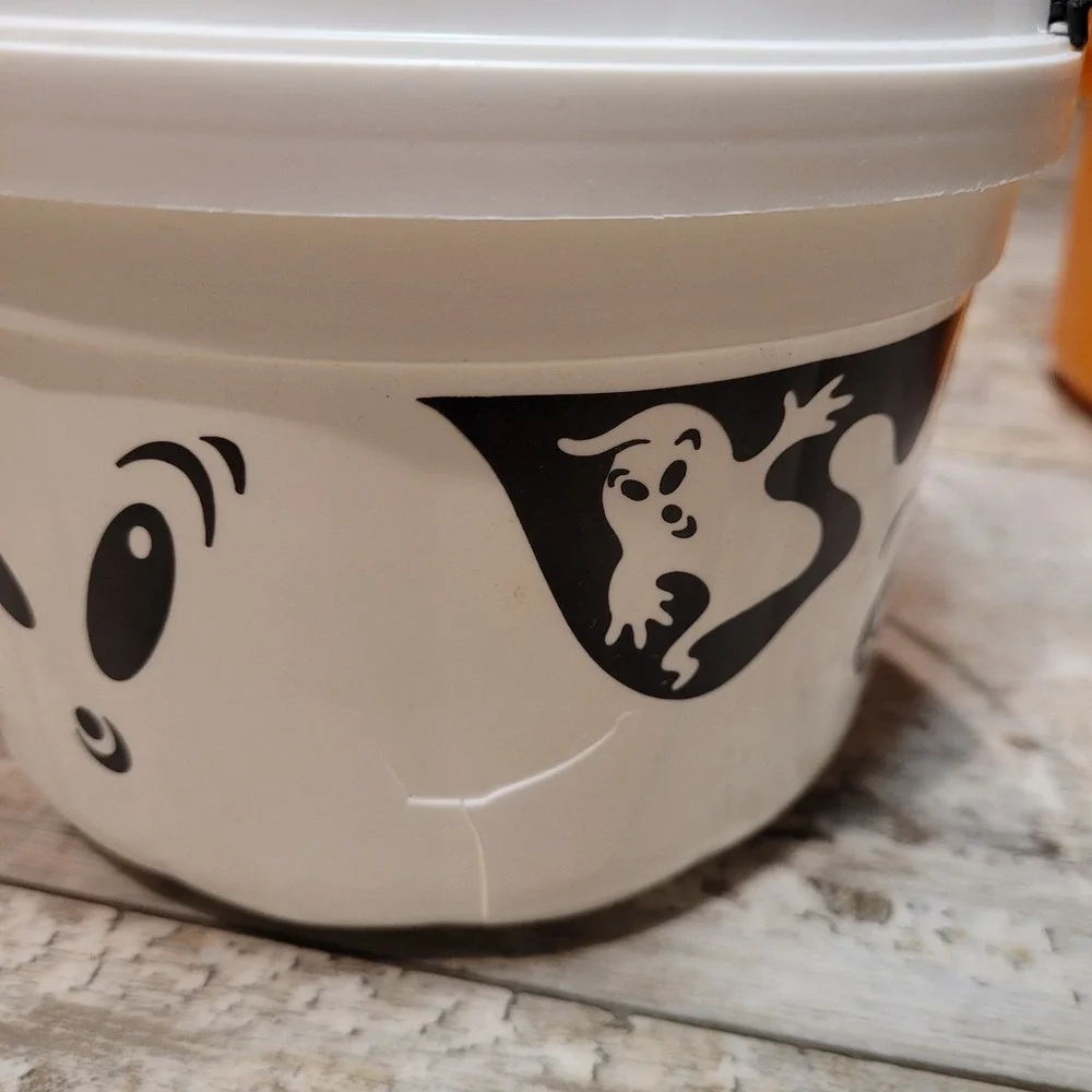 Vintage McDonald's Halloween Happy‎ Meal Boo Buckets Set Of 4 *Read Description